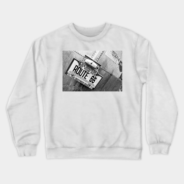 route 66 Crewneck Sweatshirt by andalaimaging